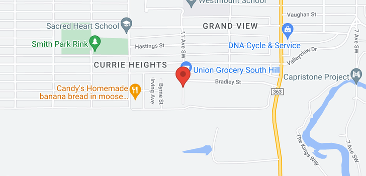 map of 1255 11TH AVE SW